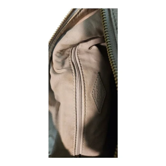 Fossil Women Two-Tone Leather Crossbody Handbag Size Medium. - Picture 5 of 14